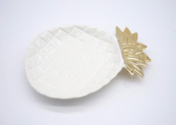 Buy cheap Gold Electroplated Pineapple Candy Dish , Customized Pineapple Party Plates from wholesalers