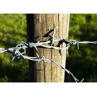 Buy cheap Rust Resistance Double Strand Reverse Twist Stainless Steel Barbed Wire product