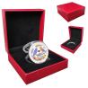 Buy cheap Flocked Single Coin Display Case Military Medal Presentation Boxes 9*9*3.7cm from wholesalers