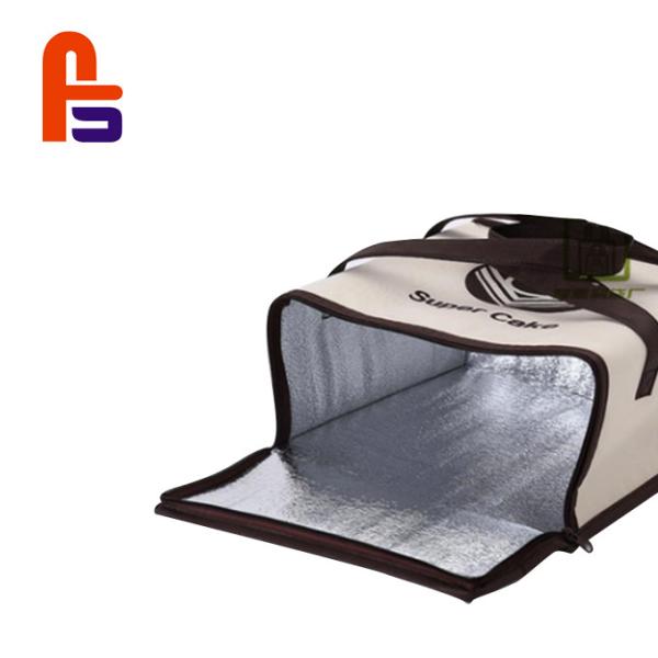 Buy cheap Temp Insulated Cooler Bags Customized Size Easy To Carry Out Fabric Shopping Bag from wholesalers
