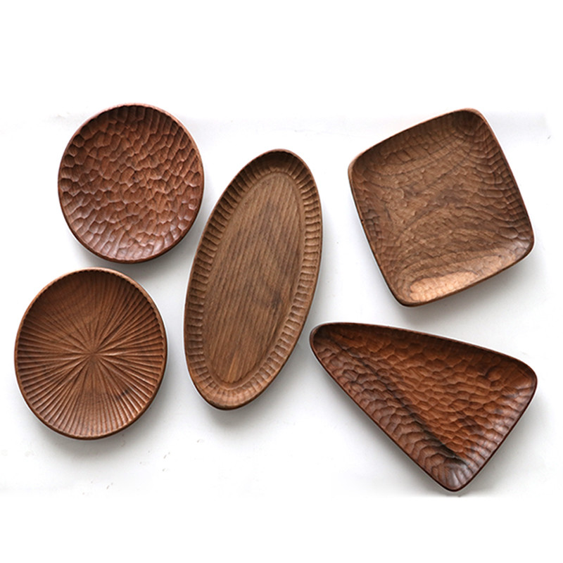BPA Free Wood Salad Serving Set Handmade Decoration SGS Certificate