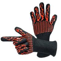 Buy cheap EN420 EN388 Heat Resistant Bbq Gloves 1472F product
