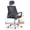 Buy cheap Executive Style Mesh Ergonomic Office Chair With Headrest / Nylon Castors from wholesalers