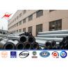 Buy cheap 138 KV Anti Corrosion Conical Steel Utility Pole With 30000m Aluminum Conductor from wholesalers