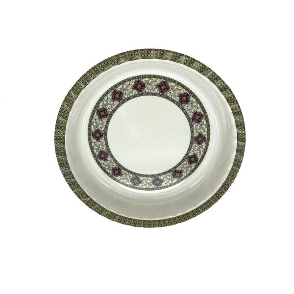 Buy cheap Eco Friendly Unbreakable Melamine Dinner Plates Durable Melamine Soup Plate from wholesalers