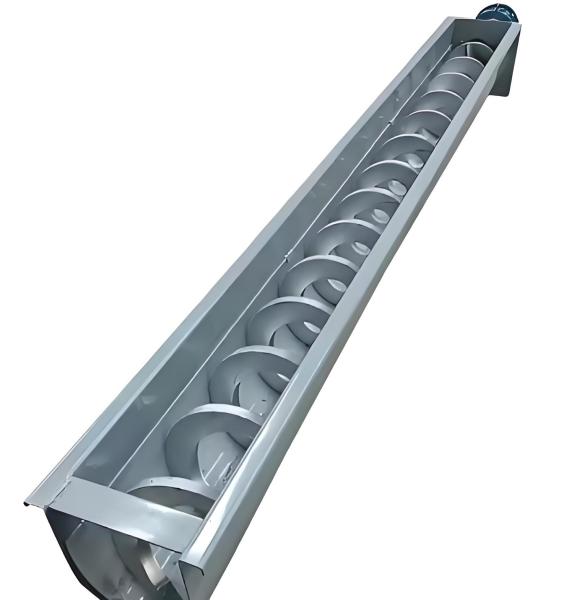 Carbon Steel Spiral Conveyor System For Ash Sludge Grain Shaftless Industrial