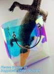 Neon Laser Shopping Bag Tote Bag, PVC bag/handbag for shopping/traveling bag,