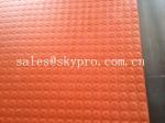 Round stud / coin / button rubber mats , large rubber flooring for gym