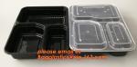 Promotional custom disposable plastic fast food bowls, plastic serving bowl,