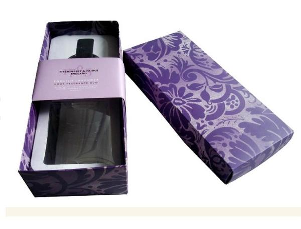 Colors Paper Box / Cosmetic Box Packaging With Plastic Inlay / Cosmetic Paper