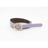 Buy cheap Genuine Childrens Leather Belts 1.4cm Width With Flower Shape Metal Buckle from wholesalers