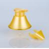 Buy cheap 20/410 Gold Fan-shaped Lotion Pump Head for Shower Gel Bottles and Shampoo Bottles for Bathing Skincare and Haircare from wholesalers