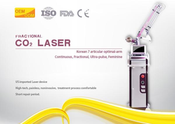 Quality 40w Power Vaginal Rejuvenation Machine Co2 Fractional 10600 Nm Red Color for sale
