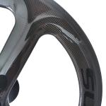 Super Team 451 3K Grosy Rim Brake Wheelset Black For Professional Mountain Bikes