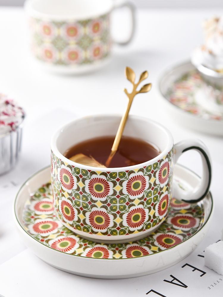 Custom Printed Tea Cups And Saucers Drinkware Type Cups Saucers For Business Gifts