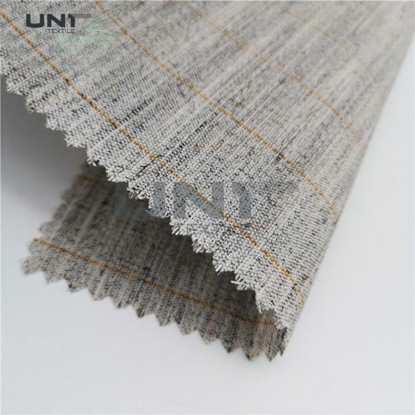 Buy cheap Elasticity Heavy Weight Fusible Interlining / Canvas Fabric For Men Suit , Uniform from wholesalers