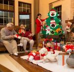 Buy cheap Customized Felt Christmas Tree Decoration Snowball Throwing Game Set Beautiful from wholesalers