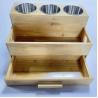 Buy cheap Natural Bamboo Hair Styling Tool Organizer For Makeup Bathroom from wholesalers