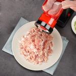 Sanitary Samona Fish Plastic Manual Meat Grinder 2.5L For Mincing Filling