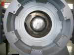 110KW Single Screw Strainer Extruder For PVC with Double Die head