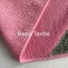 Buy cheap Rose color size 12”100% poly house cleaning cloth， tea towels dry water kitchen dish towels with scrape from wholesalers