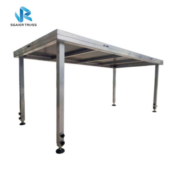 Buy cheap 1.22 * 2.44m Disco Backdrops Stage Equipment With Round Leg Custom Shape from wholesalers