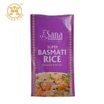 Eight Side Seal Printed Portable Ziplockk 5 Kg Rice Bag Transparent