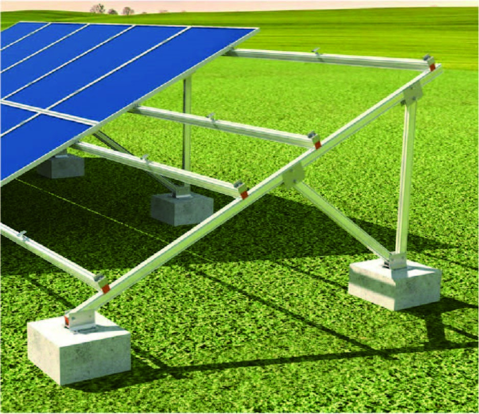 Solar Power plant module mounting structure brackets kit ground mounting system solar bracket