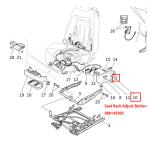 For Maserati GranTurismo Grancabrio Quattroporte Front And Rear Seat Button &