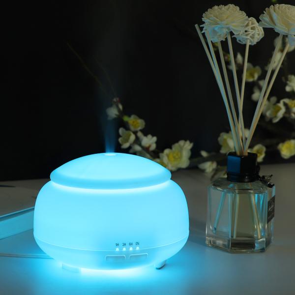 Buy cheap 7 Color Changing LED Light Aromatherapy Essential Oil Diffuser air ultrasonic humidifier Light Wood color GK-YX-300 from wholesalers