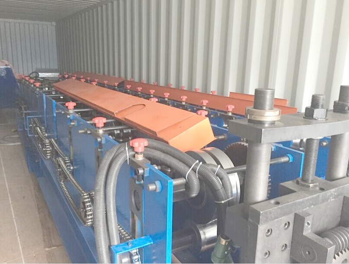 Standing Beam Roof Panel Roll Forming Machine 4 - 8m / min 16 Stations
