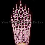 30 inch tall with 6 inch diameter not fully round pageant crowns and tiaras
