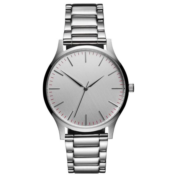 Buy cheap 40mm Silver stainless steel chain my brand name logo custom printed watch from wholesalers