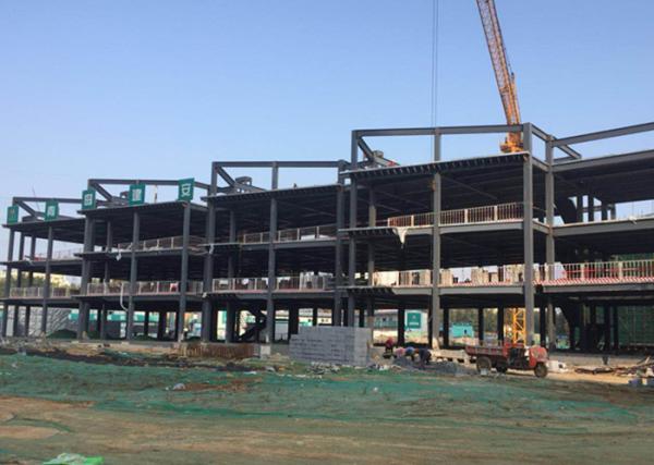 Buy cheap Kindergarten Multi Storey Steel Frame Construction Prefabricated Middle Grey from wholesalers