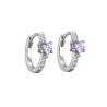 Buy cheap 925 Silver Crystal Hoop Earrings from wholesalers