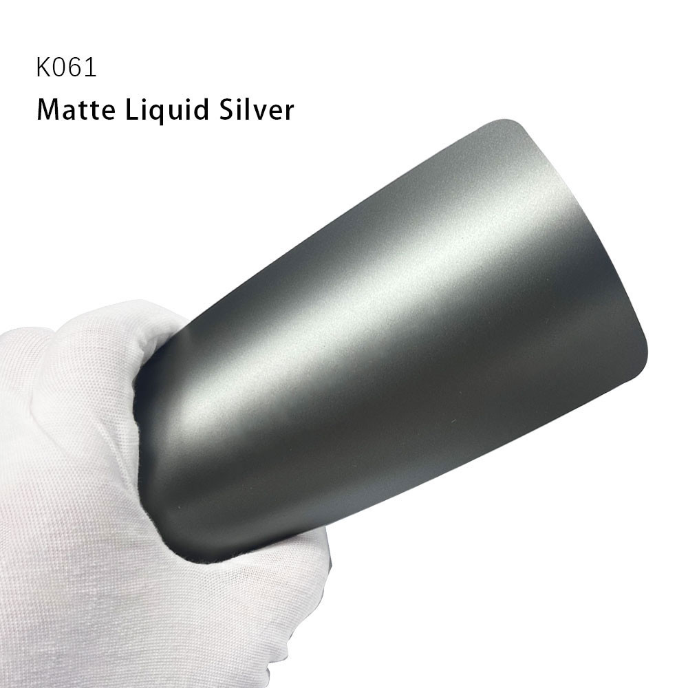 K061 Matte Liquid Silver TPU Color Car Paint Protection Film Vinyl Wrap Multi