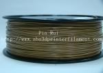 1.75mm / 3.0mm Gold PLA 3d Printer Filament 100% biodegradable