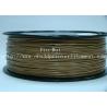 Buy cheap 1.75mm / 3.0mm Gold PLA 3d Printer Filament 100% biodegradable from wholesalers