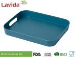 Latest Design Color Non-odor Natural Plant Fibre printed big Tray Bamboo fibre