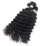 Human Brazilian Body Wave Hair 3 Bundles , Loose Deep Wave Human Hair Weave
