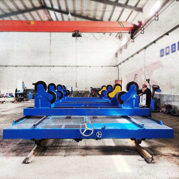 Buy cheap 50T Spraying Furnace Rail Transfer Trolley Hand Operated Battery Powered from wholesalers