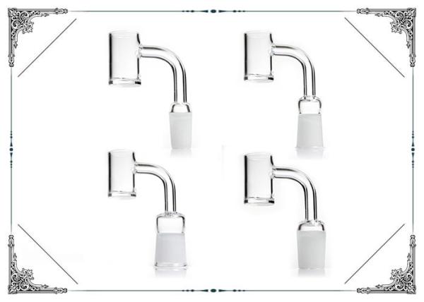 90 Degree Quartz Banger Nail 14mm Male Female 4MM Thick Base For Glass Oil
