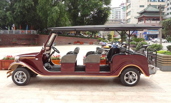 Buy cheap Chinese Red Electric Ancient Car 5KW AC Motor Classic Sightseeing Vehicle from wholesalers
