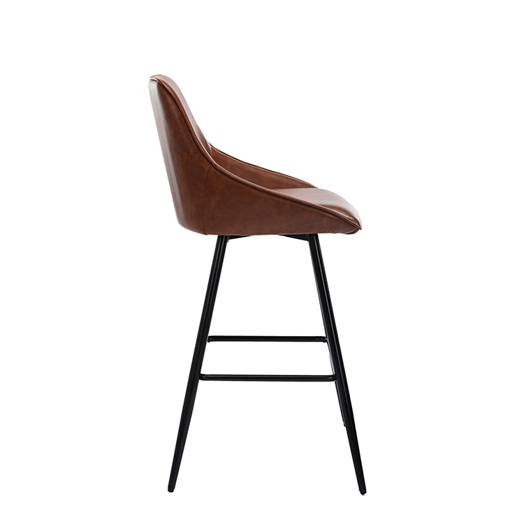 OEM Silver Modern Stainless Steel Furniture Bar Stool Chair Customized