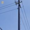 Buy cheap 2M - 50M Electrical Power Pole / Steel Power Pole Gray With Black Color from wholesalers