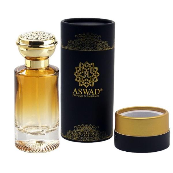Buy cheap 120gsm Metallic Paper Round Packaging For Perfume Products Aqueous Coating from wholesalers