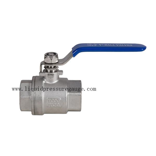 Buy cheap 2 PC 1 Inch Manifold Ball Valve 212 F For Water Stainless Steel from wholesalers