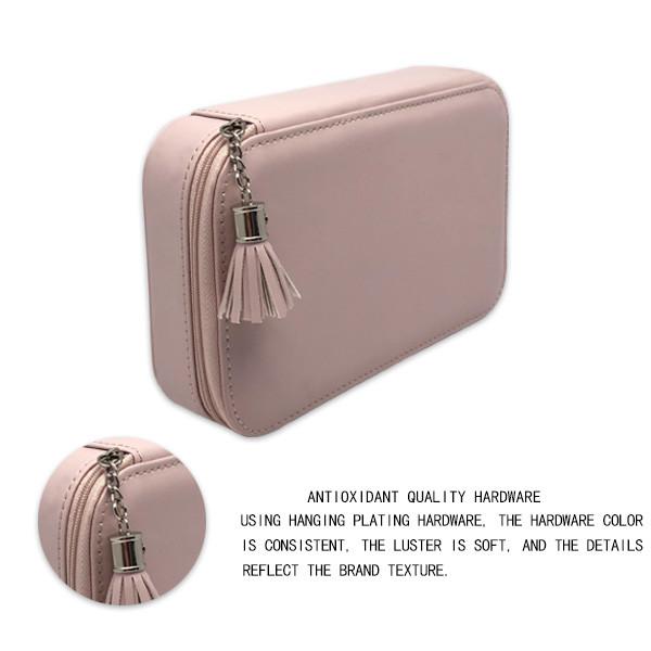 Buy cheap Reflective Mirror Rectangle Leather Travel Jewelry Case from wholesalers