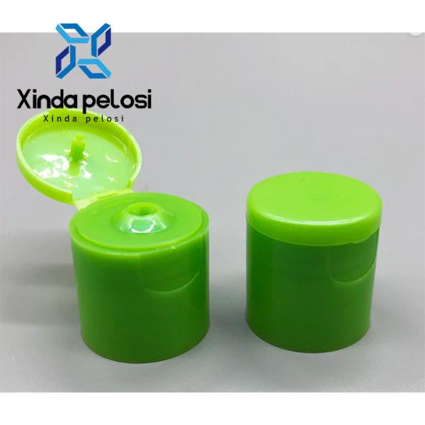 Buy cheap Polish Blue 24/410 PP Smooth Surface Cosmetic Flip Top Bottle Caps For Cream Bottle from wholesalers