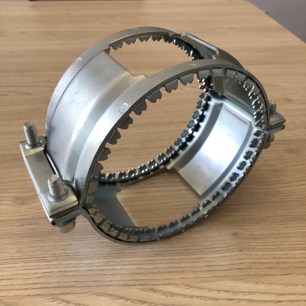 Buy cheap Water Pipe Assembly Parts Customized Q345 Stamping Tube Clamp Clip from wholesalers